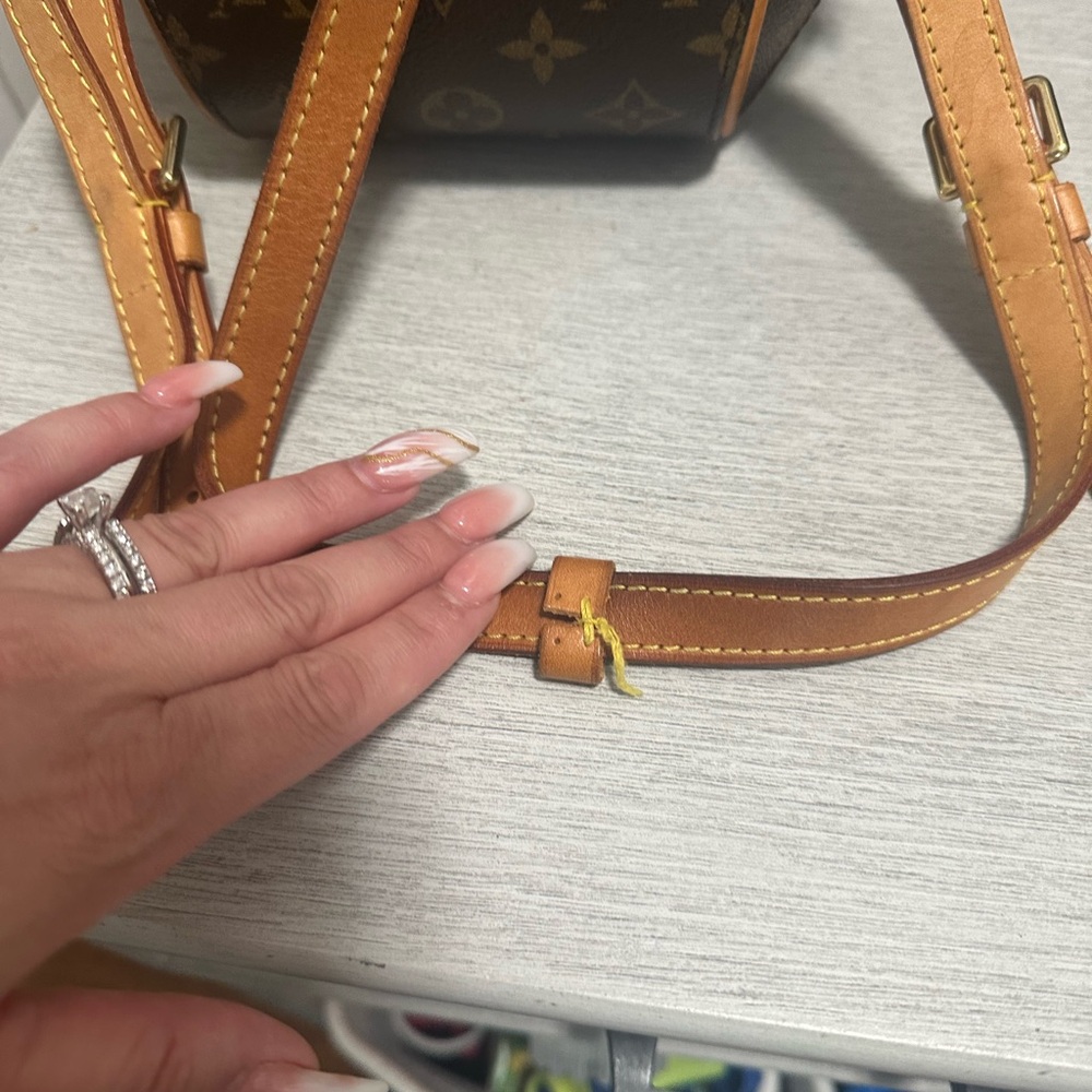 Louis Vuitton Brown and Tan Monogram Backpack - Picture 4 of 5